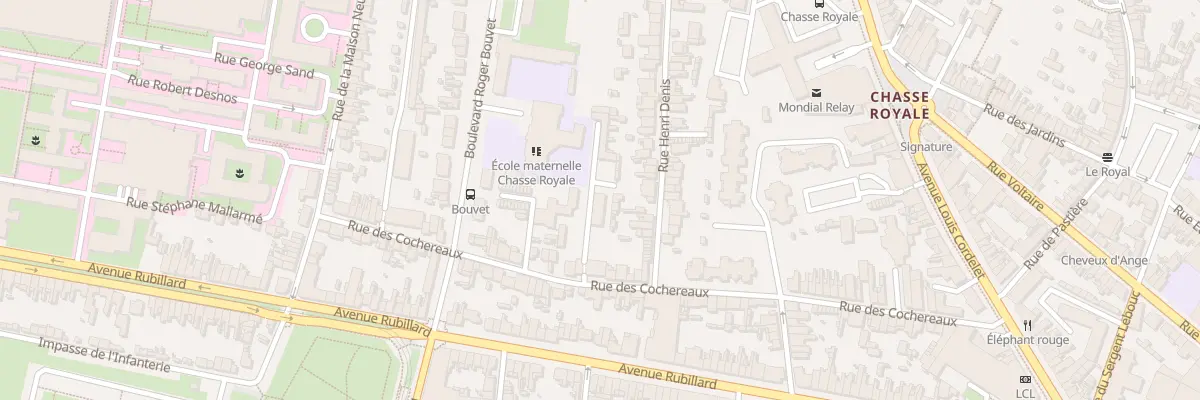 Plan du 80 Rue des Cochereaux au Mans
