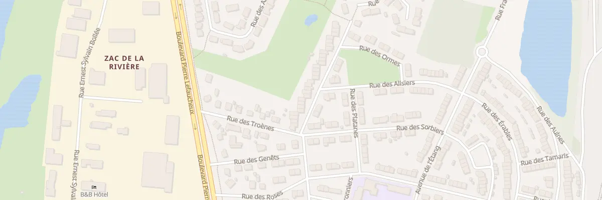 Plan du 21 Rue des Cytises à Arnage