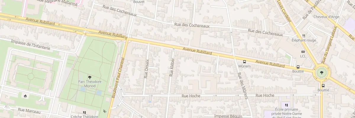 Plan du 5 Rue Kléber au Mans