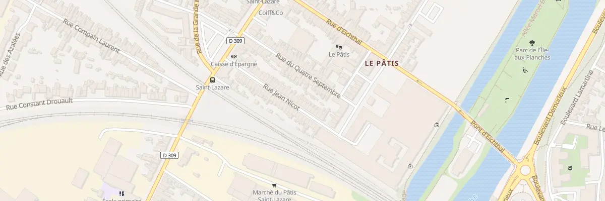 Plan du 39 Rue Jean Nicot au Mans