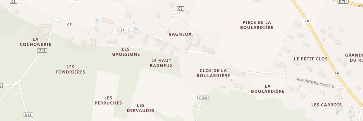 Plan du 46 Les Benardieres à Cinais