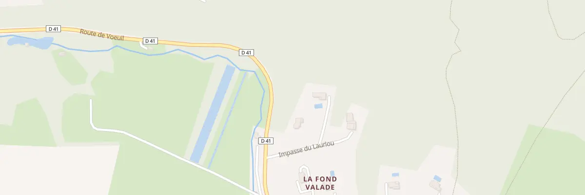 Plan du 2856 Rte de Voeuil à Torsac