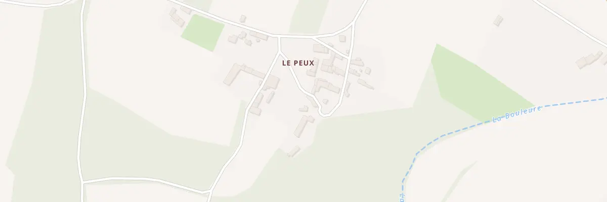 Plan du 5052 Le Peux à Brux