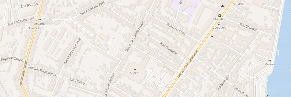 Plan du 46 Rue de l’Eglise Saint Gilles au Mans