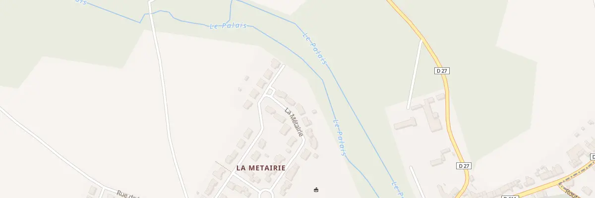 Plan du 34 La Métairie à Coulombiers