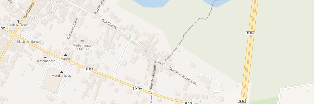 Plan du 54 Rue Charles à Mansle-les-Fontaines