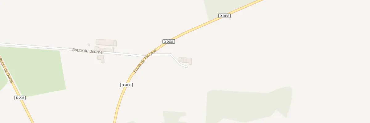 Plan du 672 Rte de Riocaud à Savignac-de-Duras