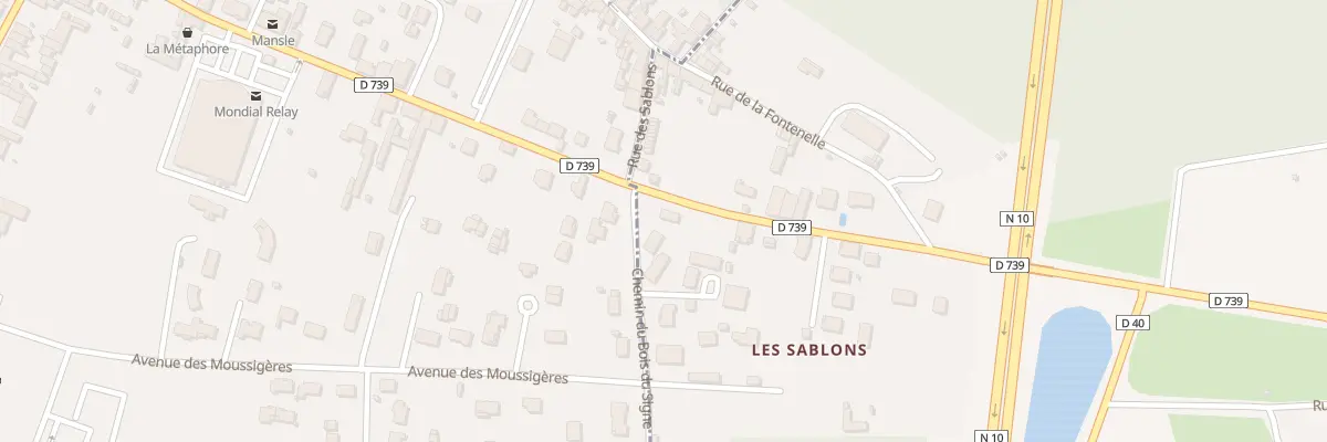 Plan du 5005 Les Pastourets à Puyréaux