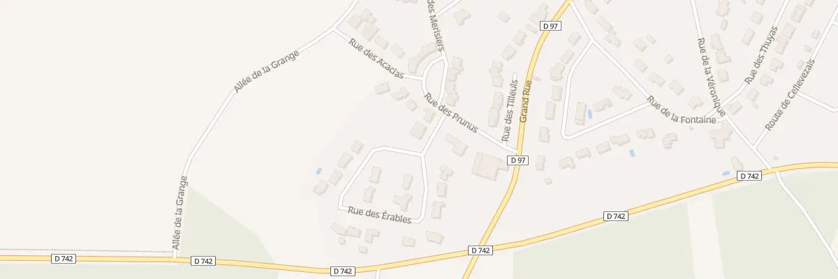 Plan du 4 Rue des Érables à Celle-Lévescault