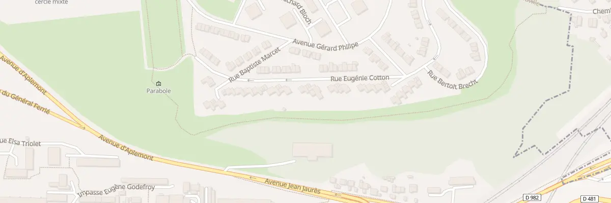 Plan du 22 Rue Eugénie Cotton au Havre