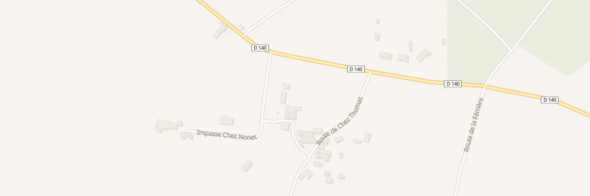 Plan du 5010 Chez Thomas à Pillac