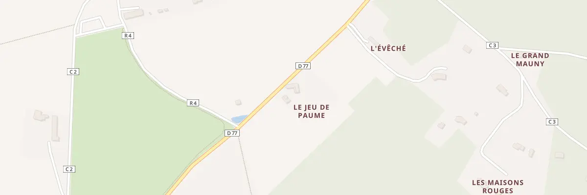 Plan du 5042 Le Jeu de Peaume à Château-l’Hermitage