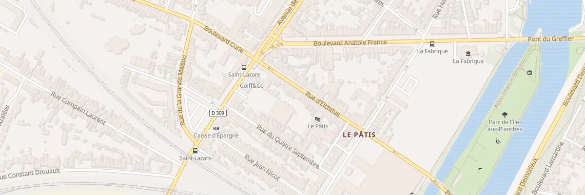 Plan du 20 Rue d’Eichthal au Mans