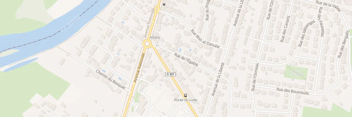 Plan du 8 Rue de l’Egalité à Arnage