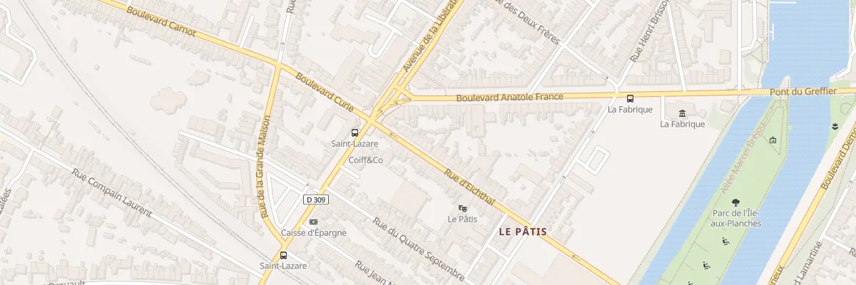 Plan du 15 Rue d’Eichthal au Mans