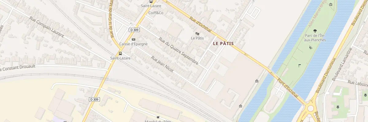 Plan du 36 Rue du 4 Septembre au Mans