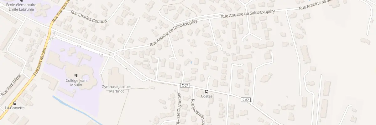 Plan du 41D Rue Jean Mermoz à Marmande