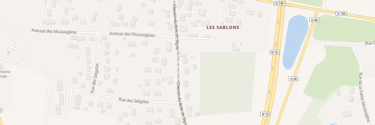 Plan du 11B Rue du Bois du Signe à Puyréaux