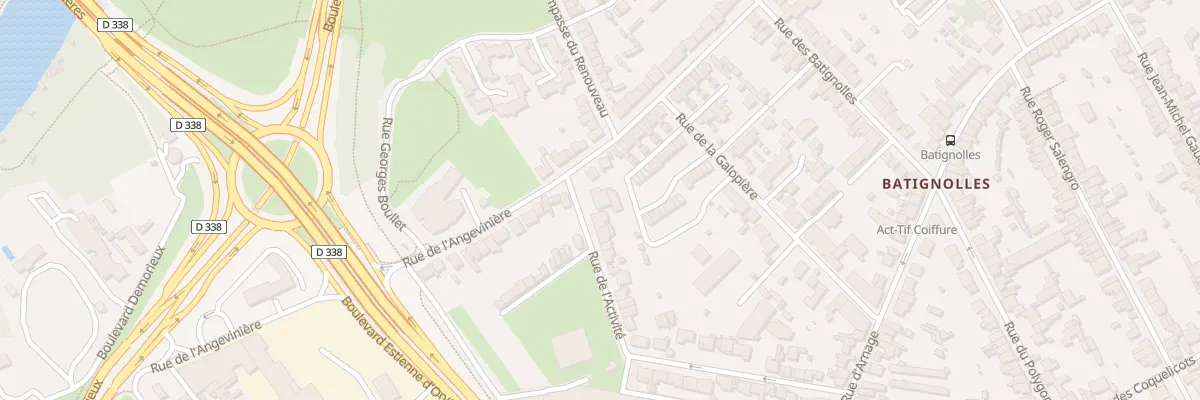 Plan du 44 Rue de l’Activite au Mans