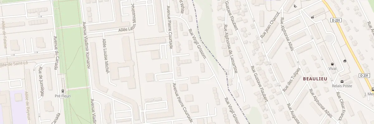 Plan du 30 Av Pierre Courtade au Havre