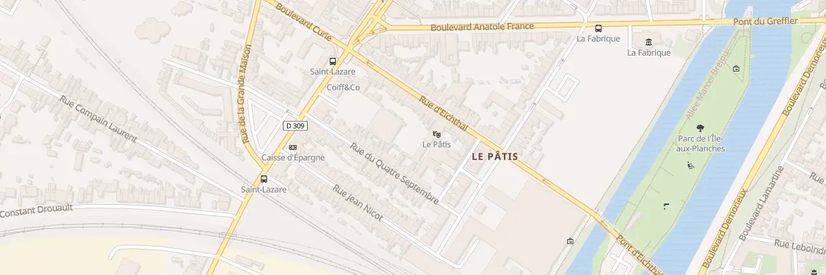 Plan du 32 Rue d’Eichthal au Mans