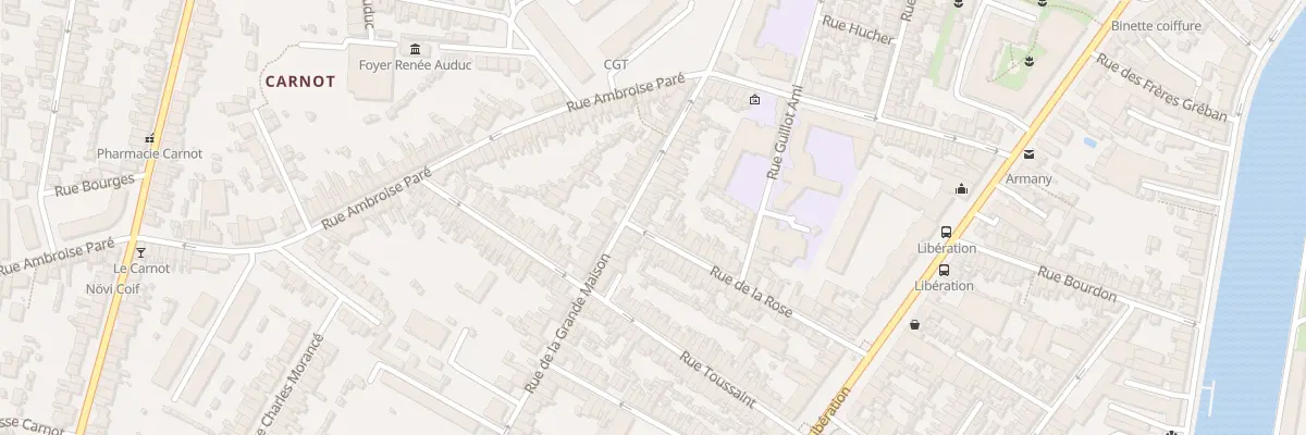 Plan du 31 Rue de la Grande Maison au Mans