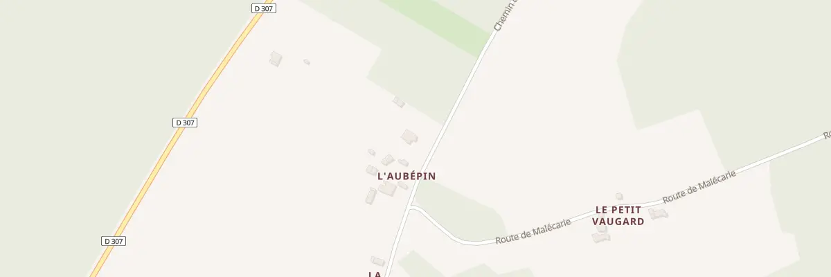Plan du 2 L’Aubepin à Coulongé
