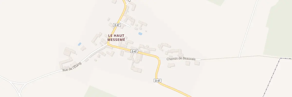 Plan du 13 Rte de Claunay à Messemé