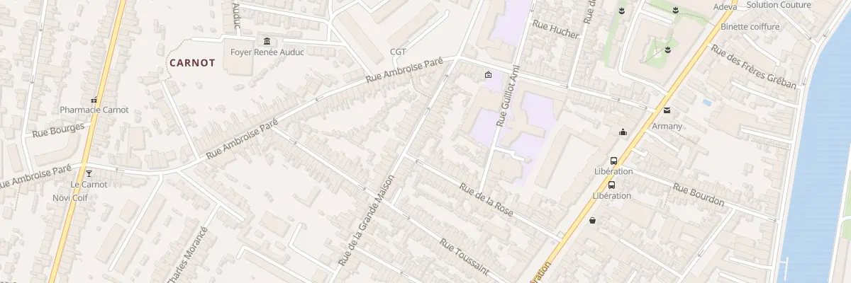 Plan du 27 Rue de la Grande Maison au Mans