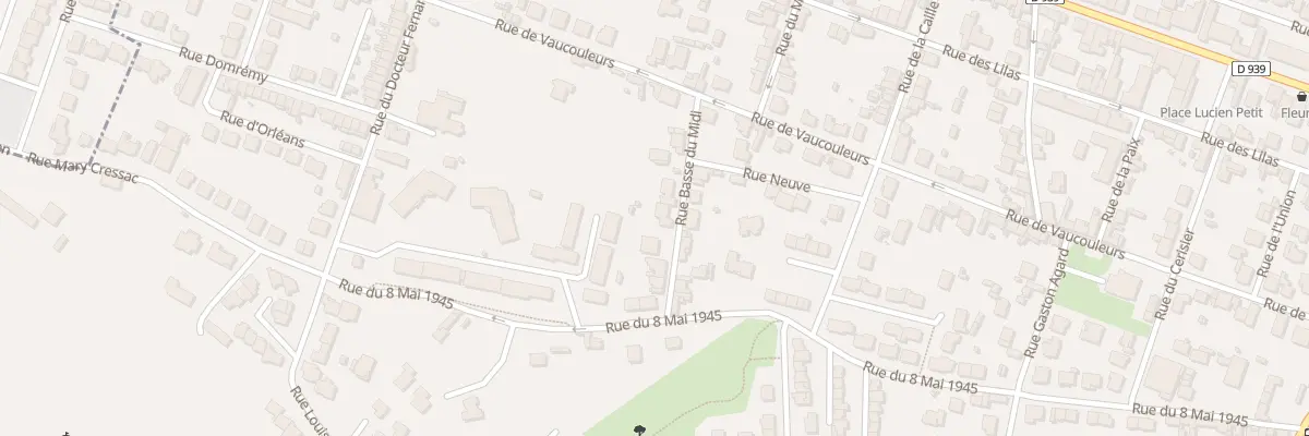Plan du 7 Rue Basse du Midi à Soyaux