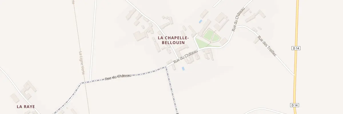 Plan du 7 Rue du Château à La Roche-Rigault