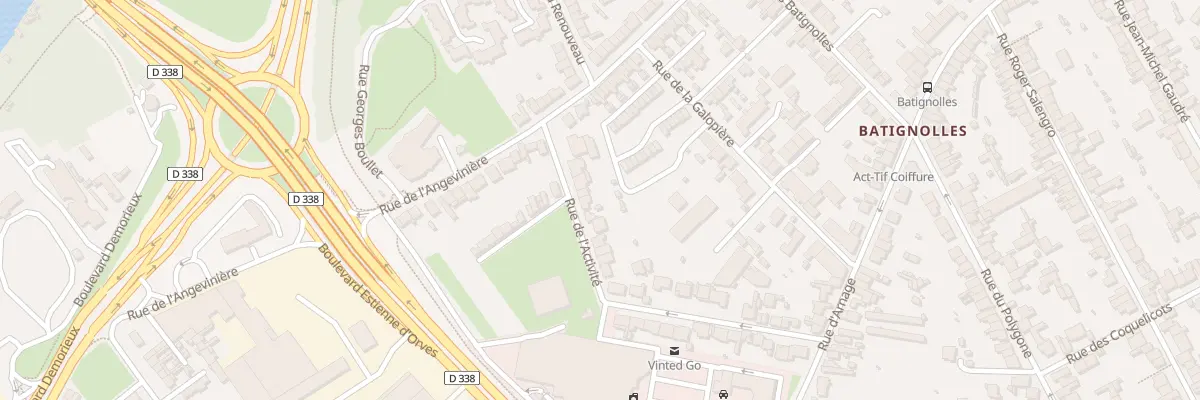 Plan du 34 Rue de l’Activite au Mans