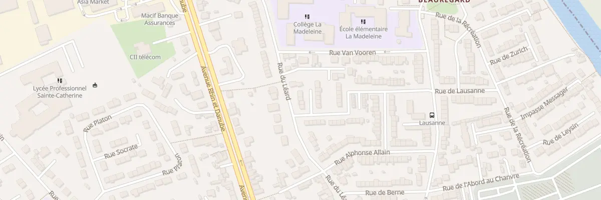 Plan du 58 Rue Marcel Grassin au Mans