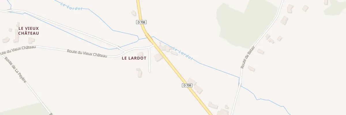Plan du 71 Lardot Est à Fougueyrolles