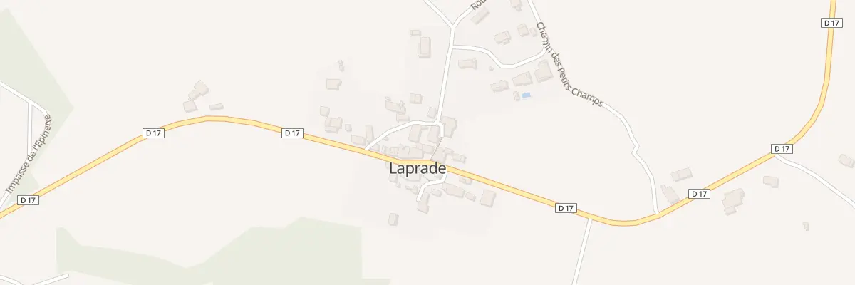 Plan du 5019 Le Bourg à Laprade