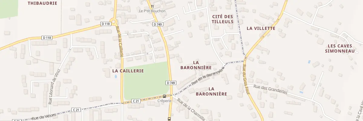 Plan du 3 Rue Marcel Vignaud à Avoine