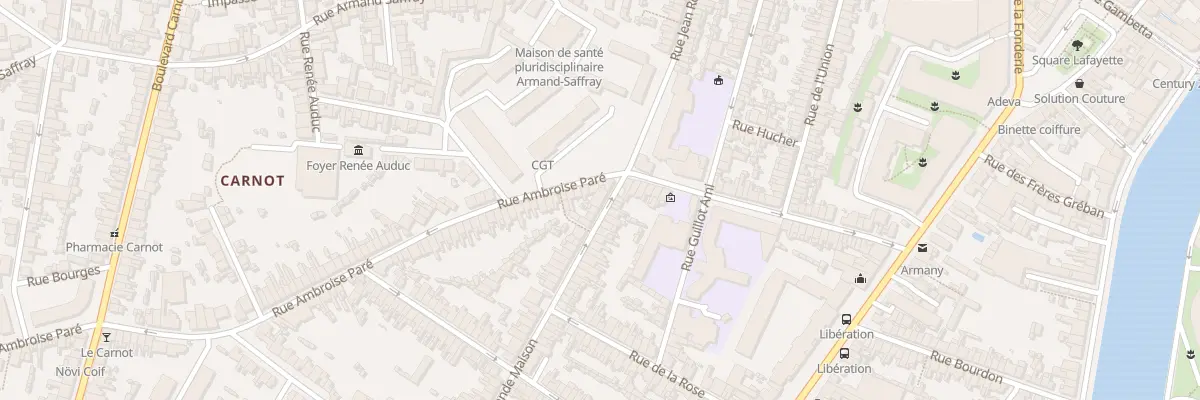 Plan du 4 Rue de la Grande Maison au Mans