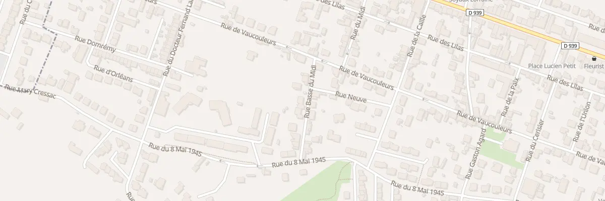Plan du 5 Rue Basse du Midi à Soyaux