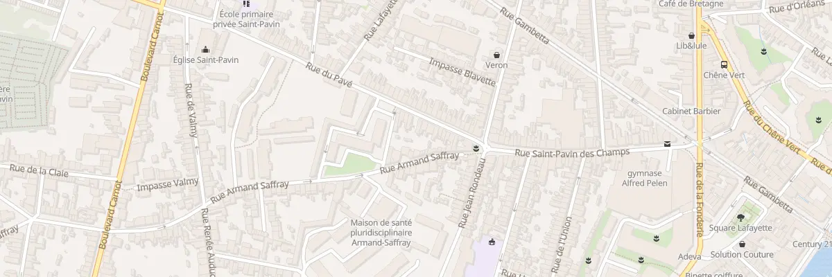 Plan du 18 Rue du Pave au Mans