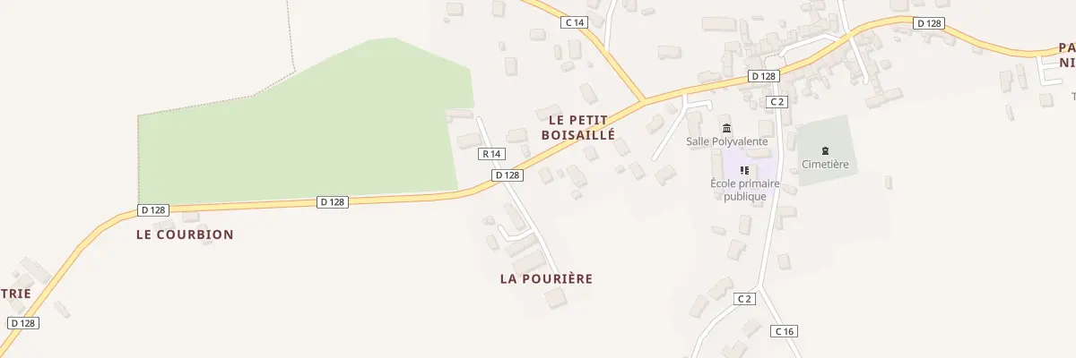 Plan du 5 La Petite Vigne à Teillé
