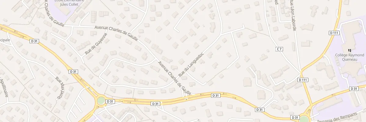 Plan du 3 Rue du Languedoc à Montivilliers