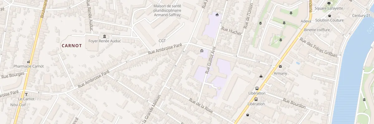 Plan du 9 Rue de la Grande Maison au Mans