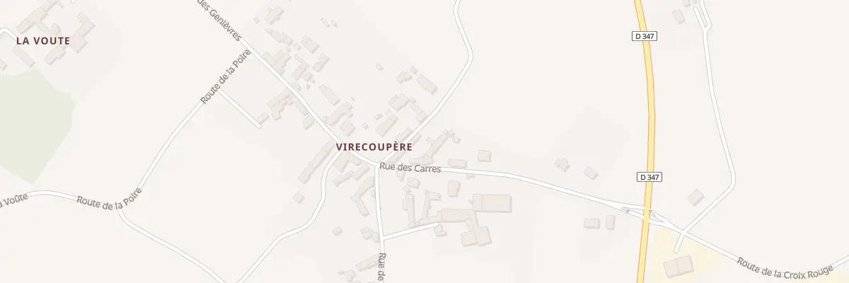 Plan du 1 Rue des Carrés à Chouppes