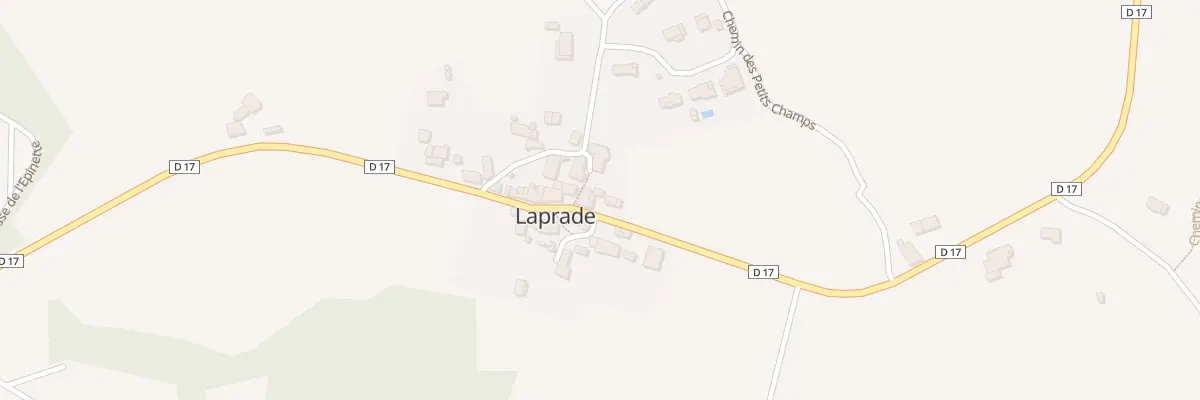 Plan du 55 Rte de Laprade à Laprade