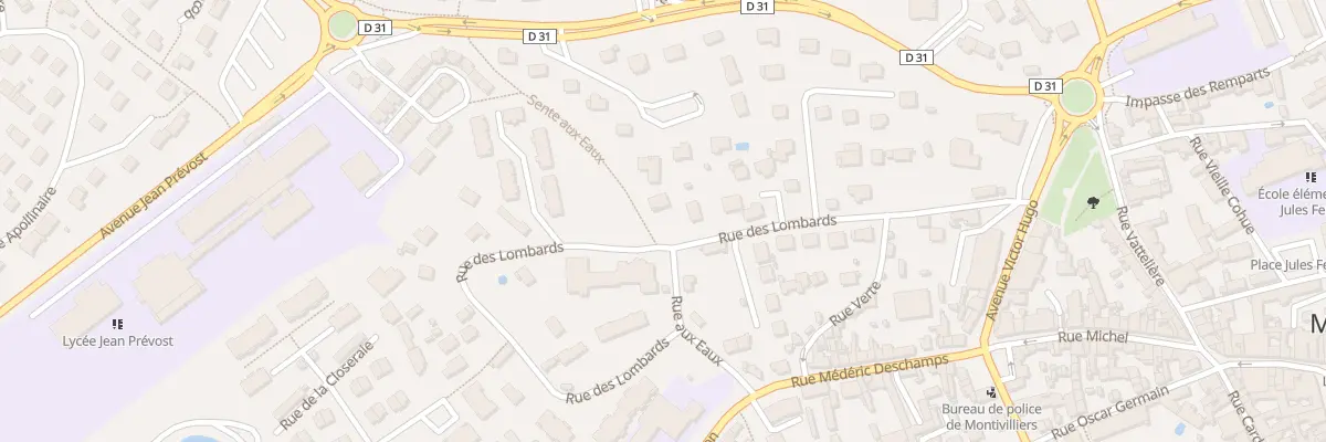Plan du 10T Rue des Lombards à Montivilliers