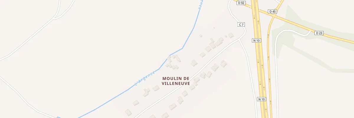 Plan du 5902 Moulin de Villeneuve à Champniers