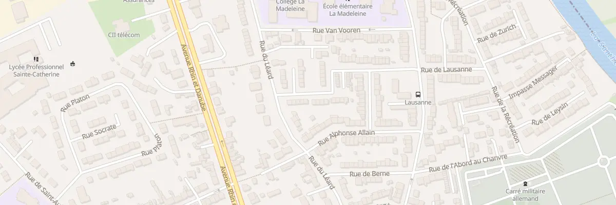 Plan du 23 Rue Marcel Grassin au Mans
