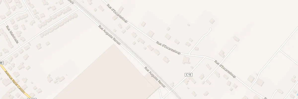 Plan du 22 Rue d’Escanteloup à Marmande