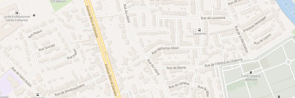 Plan du 42 Rue Alphonse Allain au Mans
