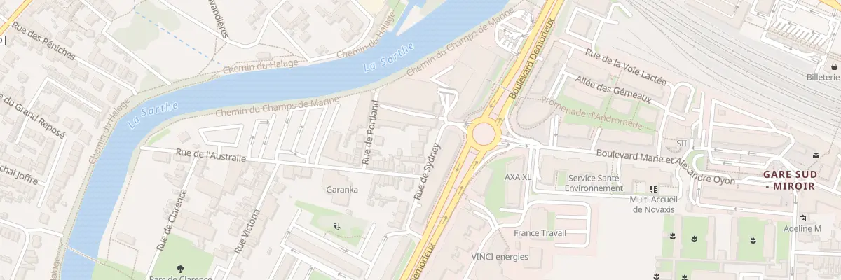 Plan du 23 Rue de Sydney au Mans